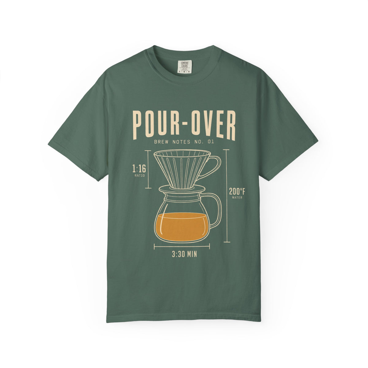 Pour-Over Coffee Brewing T-Shirt