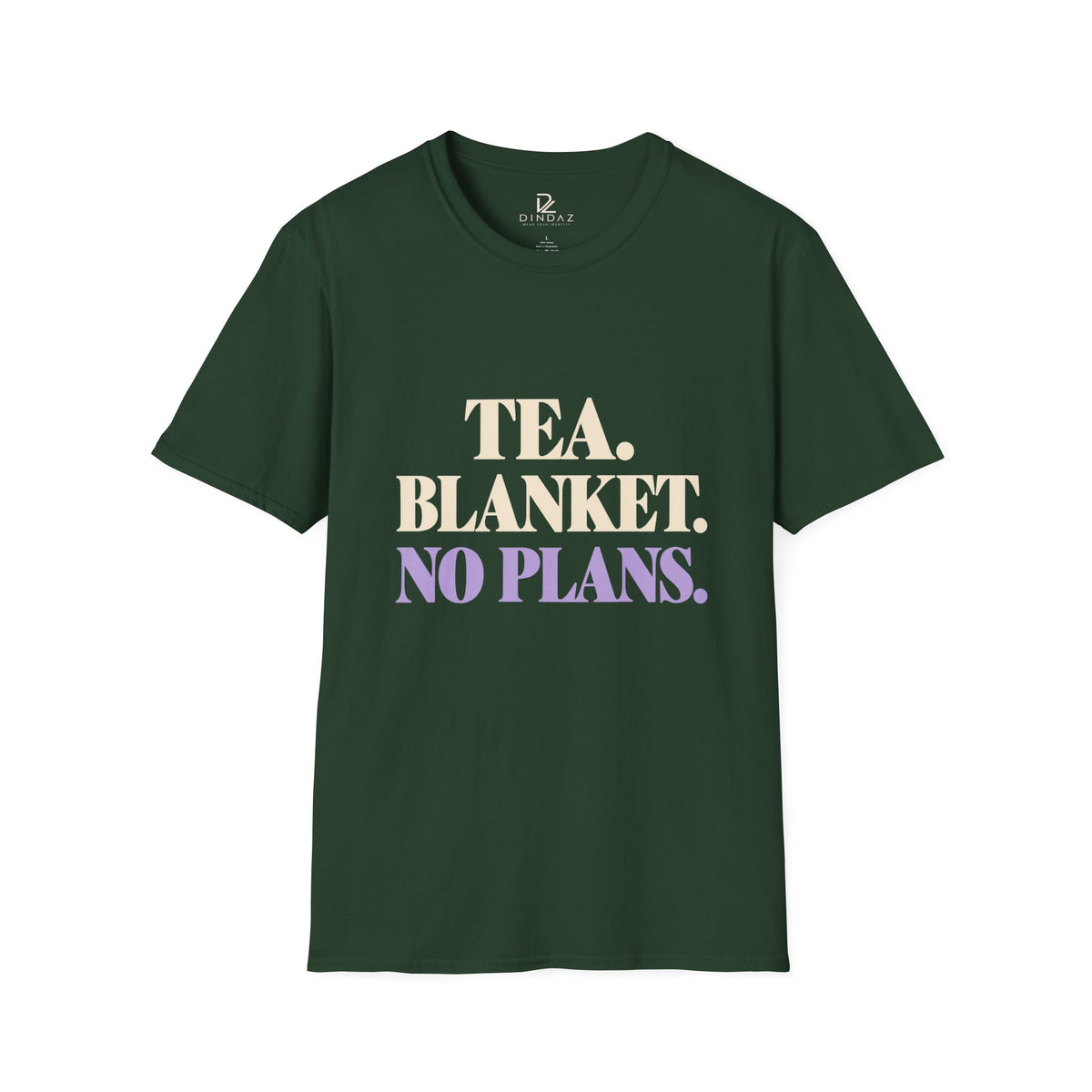 Tea Blanket No Plans T-Shirt