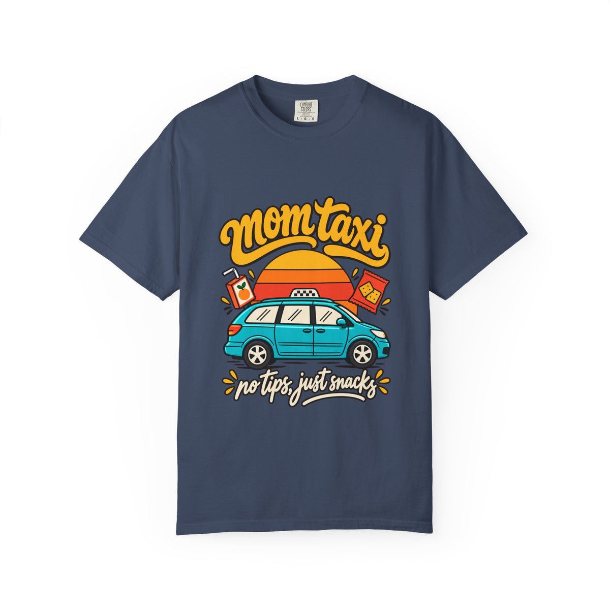 Mom Taxi Road Trip T-Shirt – “No Trips, Just Snacks”