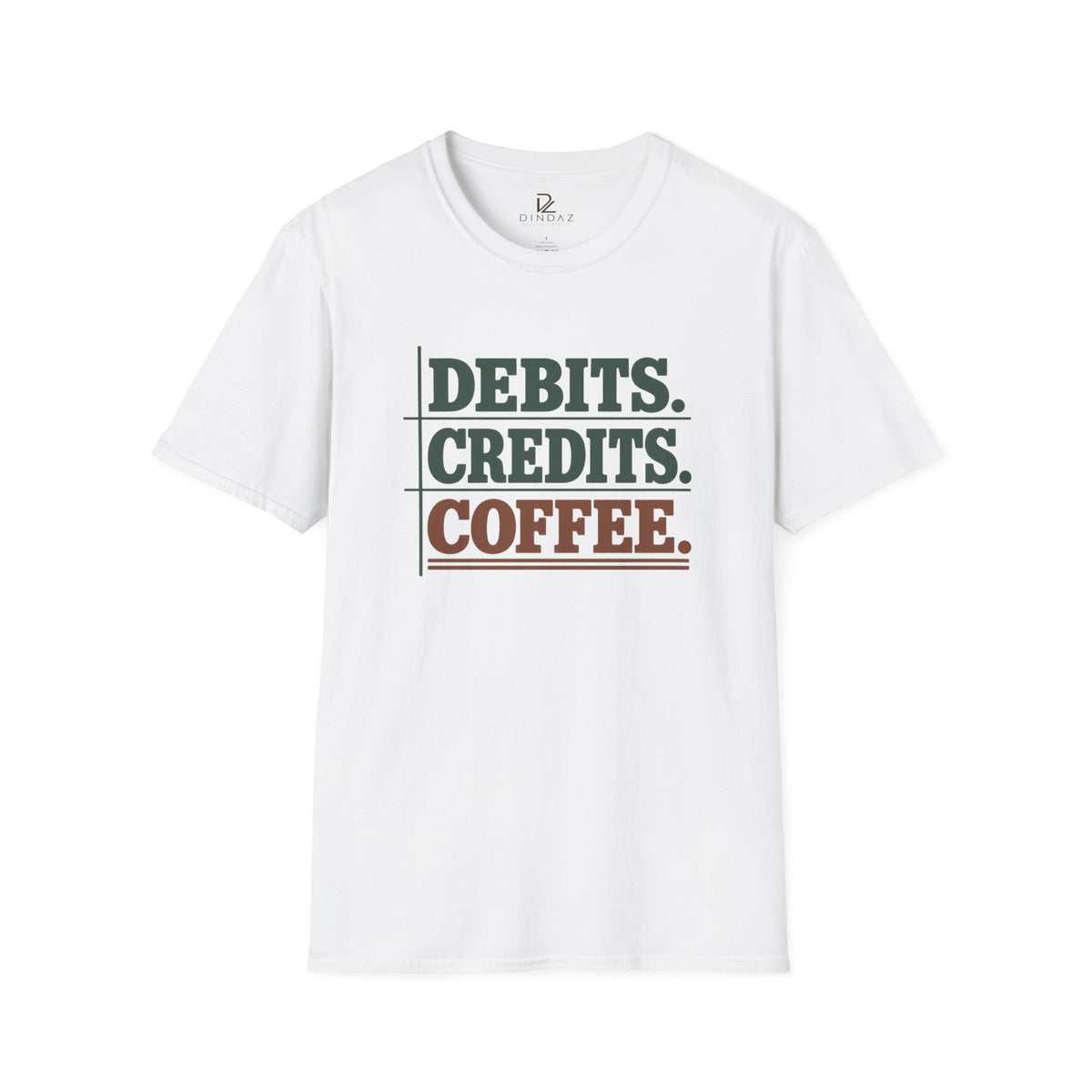Debits Credits Coffee T-Shirt