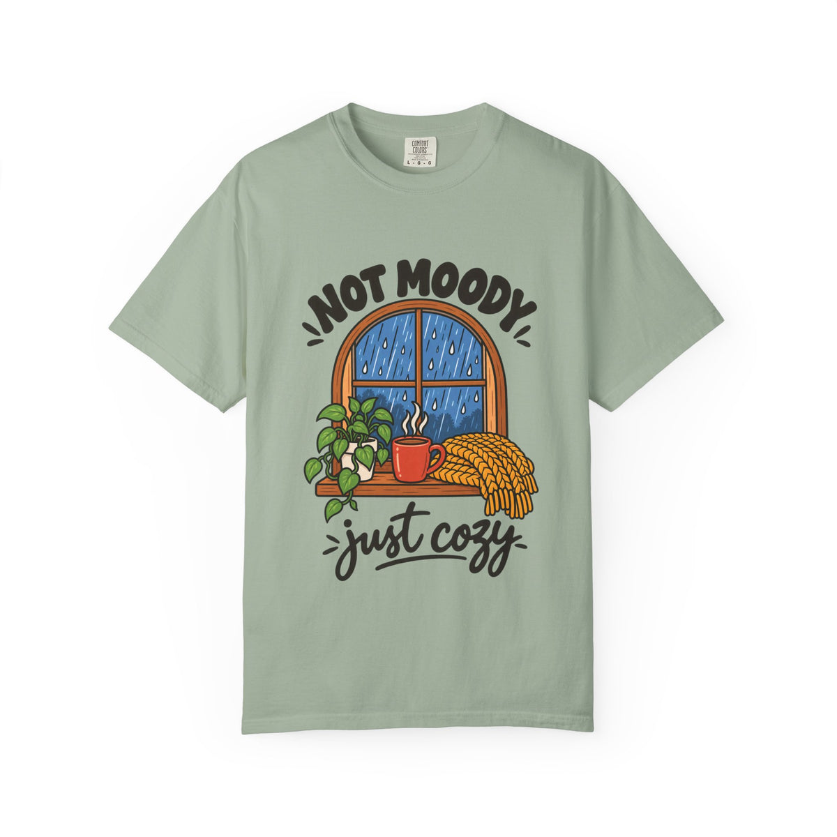 Not Moody Just Cozy Window Scene T-Shirt