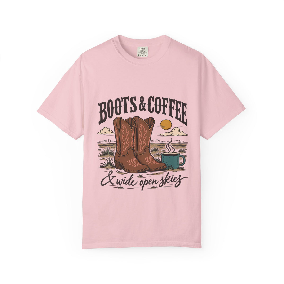 Boots & Coffee Country Western T-Shirt