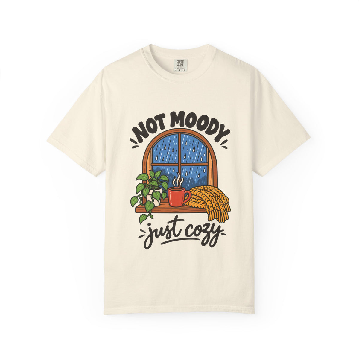 Not Moody Just Cozy Window Scene T-Shirt