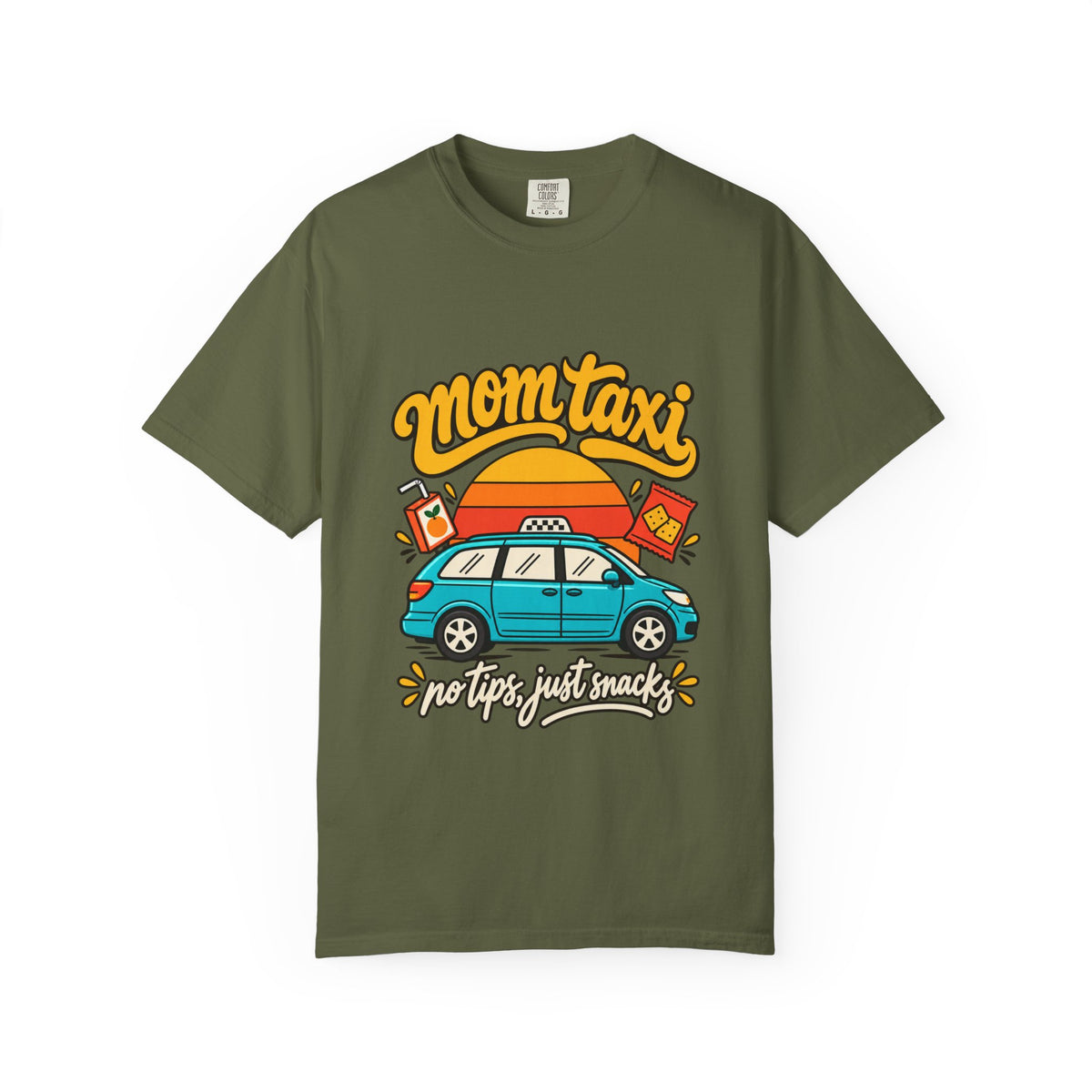 Mom Taxi Road Trip T-Shirt – “No Trips, Just Snacks”
