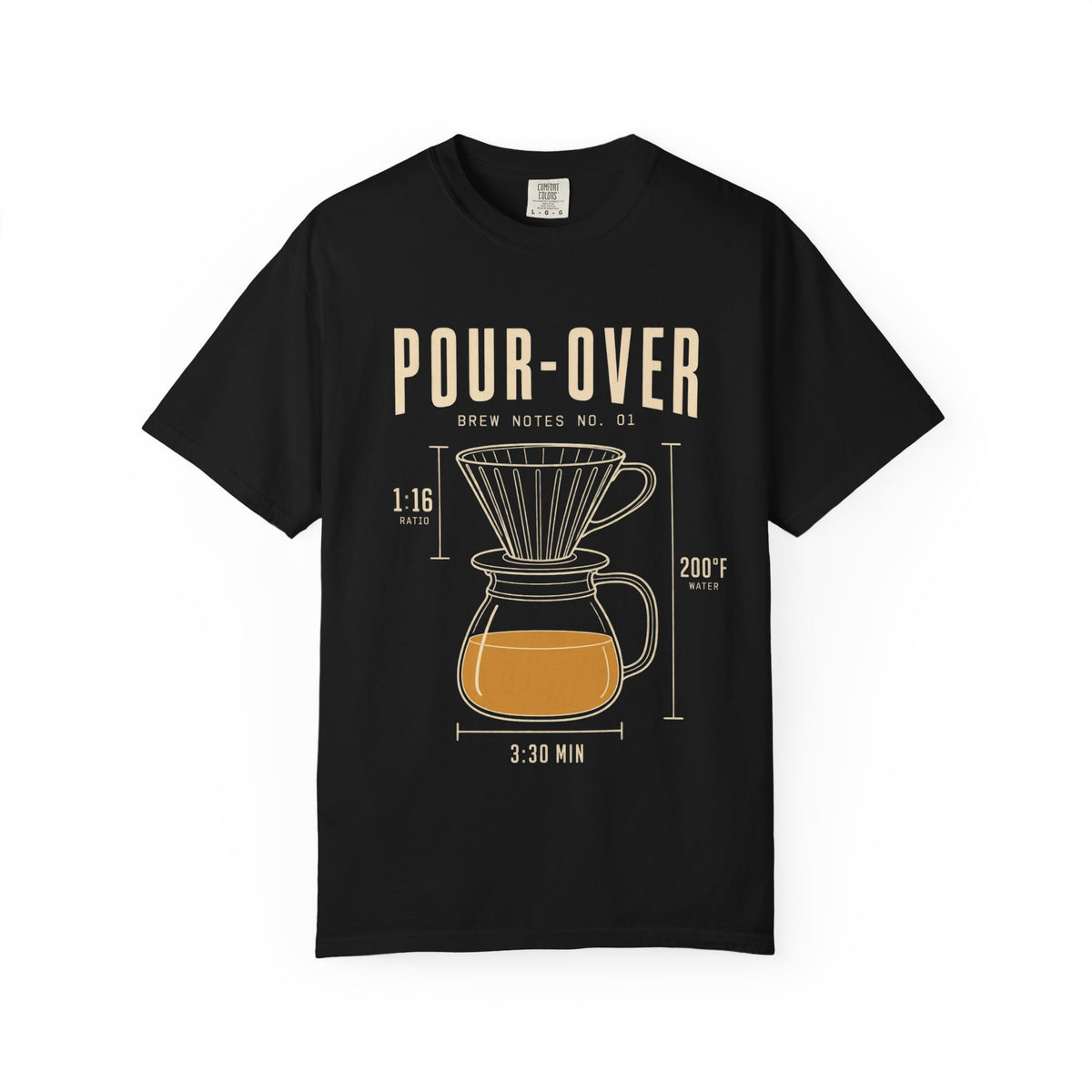 Pour-Over Coffee Brewing T-Shirt