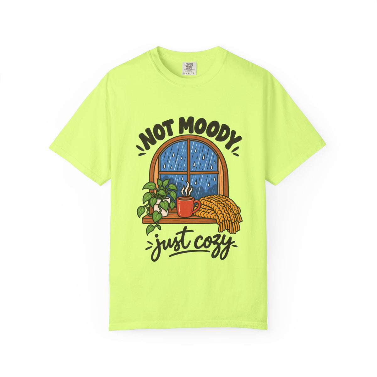 Not Moody Just Cozy Window Scene T-Shirt