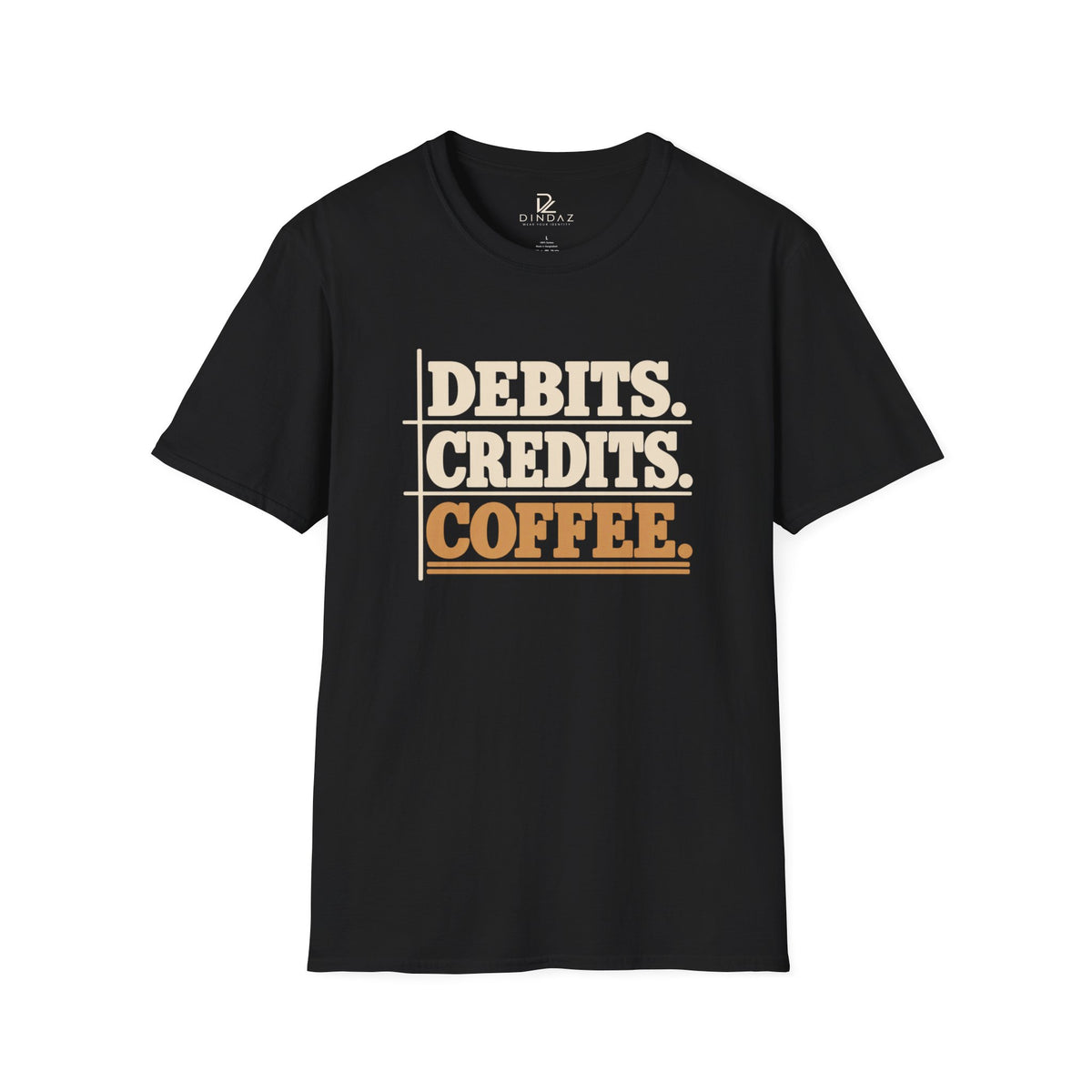 Debits Credits Coffee T-Shirt