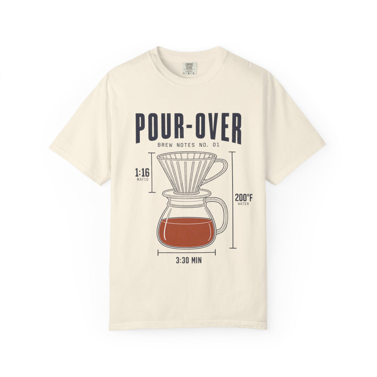 Pour-Over Coffee Brewing T-Shirt
