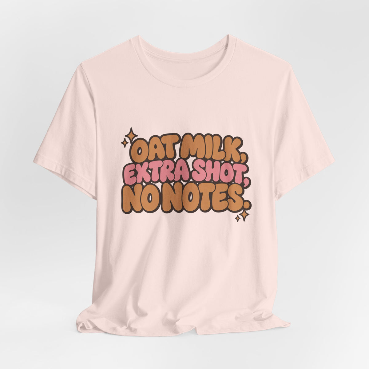 Oat Milk Extra Shot No Notes T-Shirt