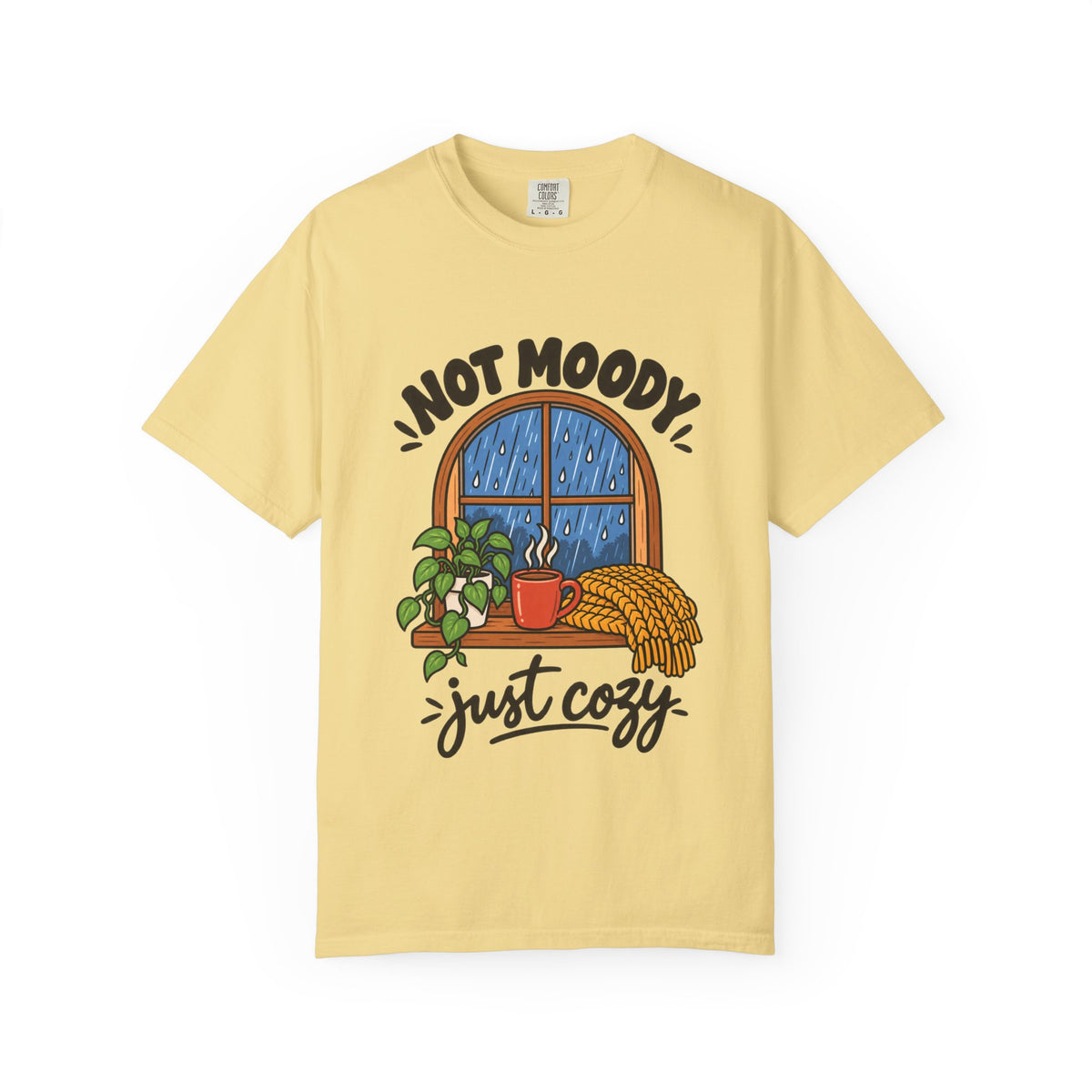 Not Moody Just Cozy Window Scene T-Shirt