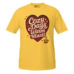 Cozy Days, Warm Hearts Unisex T-Shirt - Image 8