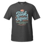 Tank Squad Always Schooling Together Dark Unisex T-Shirt - Image 7