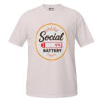 Social Battery 1% T-Shirt - Image 4