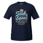 Tank Squad Always Schooling Together Dark Unisex T-Shirt - Image 2
