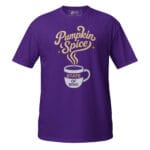 Pumpkin Spice State of Mind Dark Unisex T-Shirt - Image 4