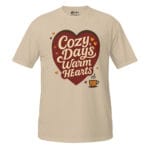 Cozy Days, Warm Hearts Unisex T-Shirt - Image 7