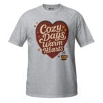 Cozy Days, Warm Hearts Unisex T-Shirt - Image 5