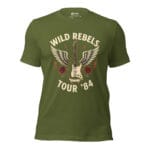Wild Rebels Tour 84 Unisex t-shirt